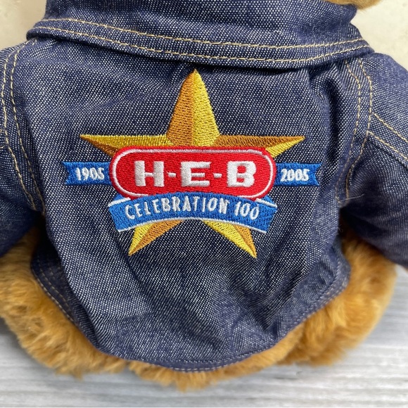 Commonweath Vintage HEB 2005 100th Anniversary Brown Bear Plush Stuffed Animal - Picture 8 of 16
